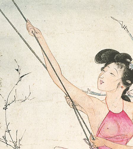 宜君县-胡也佛的仕女画和最知名的金瓶梅秘戏图